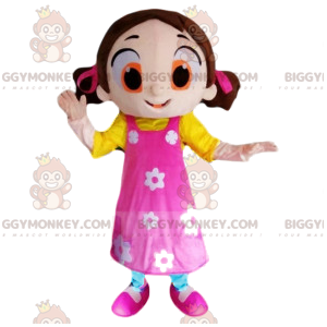 Disfraz de mascota BIGGYMONKEY™ para niña coqueta con bonito