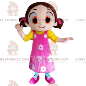 Disfraz de mascota BIGGYMONKEY™ para niña coqueta con bonito