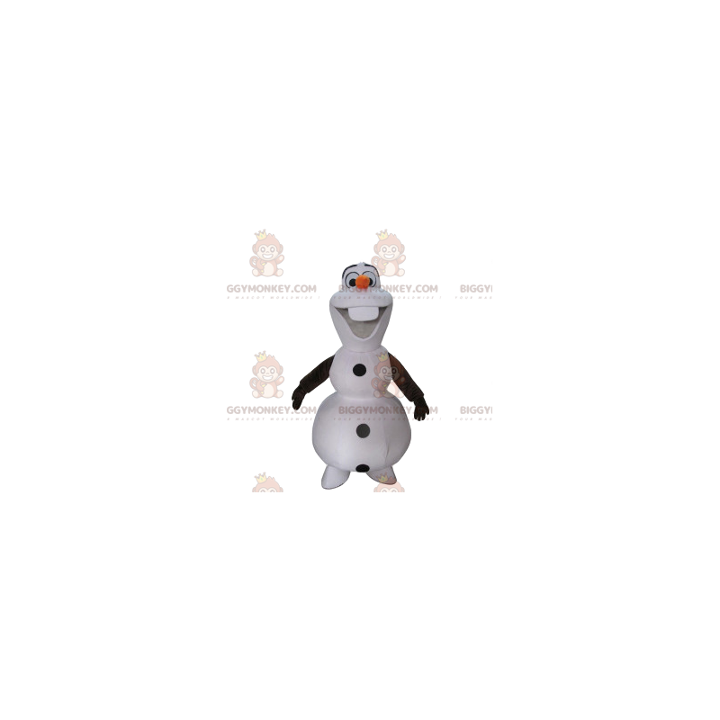 Traje de mascote BIGGYMONKEY™ Olaf, boneco de neve congelado –