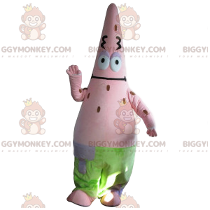 BIGGYMONKEY™ Patrick the Pink Starfish maskotkostume fra