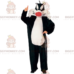 BIGGYMONKEY™ costume da mascotte di Silvestro, il gatto dei