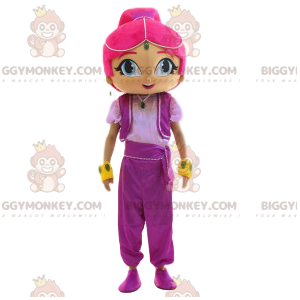 Costume de mascotte BIGGYMONKEY™ de fille orientale avac sa