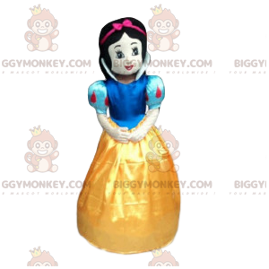 Costume de mascotte BIGGYMONKEY™ de Blanche Neige. Costume de