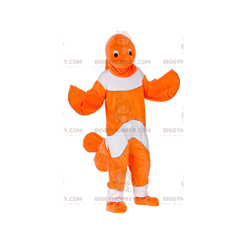 Orange og hvid klovnefisk BIGGYMONKEY™ maskotkostume -