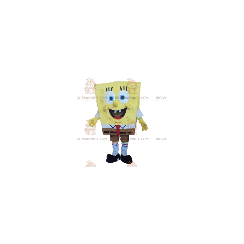 Fato de mascote do Bob Esponja BIGGYMONKEY™. Fantasia de Bob