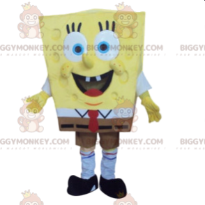 Fato de mascote do Bob Esponja BIGGYMONKEY™. Fantasia de Bob