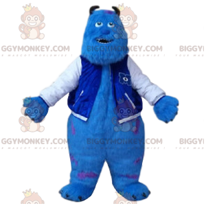 Traje de mascote BIGGYMONKEY™ de Sulli, o monstro turquesa da