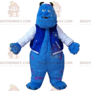 Traje de mascote BIGGYMONKEY™ de Sulli, o monstro turquesa da