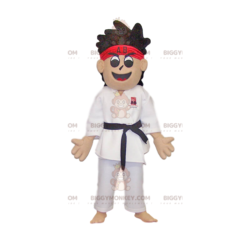 Black Belt Level Karateka BIGGYMONKEY™ Mascot Costume –