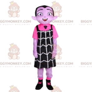 Disfraz de mascota Little Vampire Girl BIGGYMONKEY™ con vestido