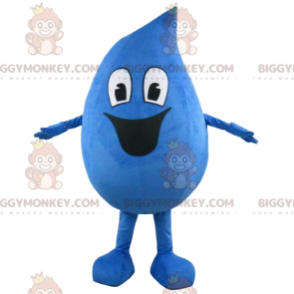 Costume de mascotte BIGGYMONKEY™ de goutte d'eau avec un grand