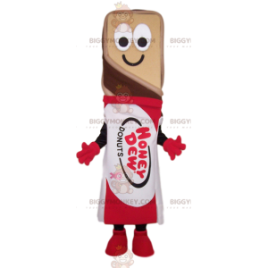 Chocolate Bar BIGGYMONKEY™ Mascot Costume. chocolate bar