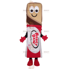 Chocolate Bar BIGGYMONKEY™ Mascot Costume. chocolate bar