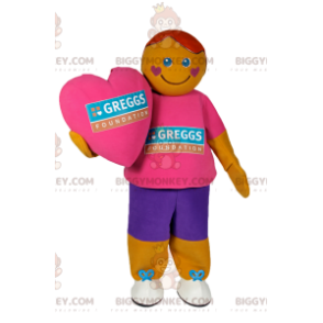 Costume de mascotte BIGGYMONKEY™ de bonhomme en tenue de sport