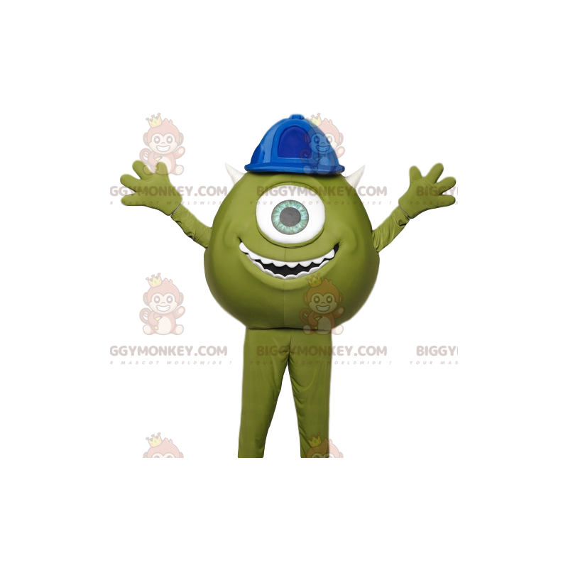 Monsters Inc. BIGGYMONKEY™ Mascot Costume Bob the Mini Green