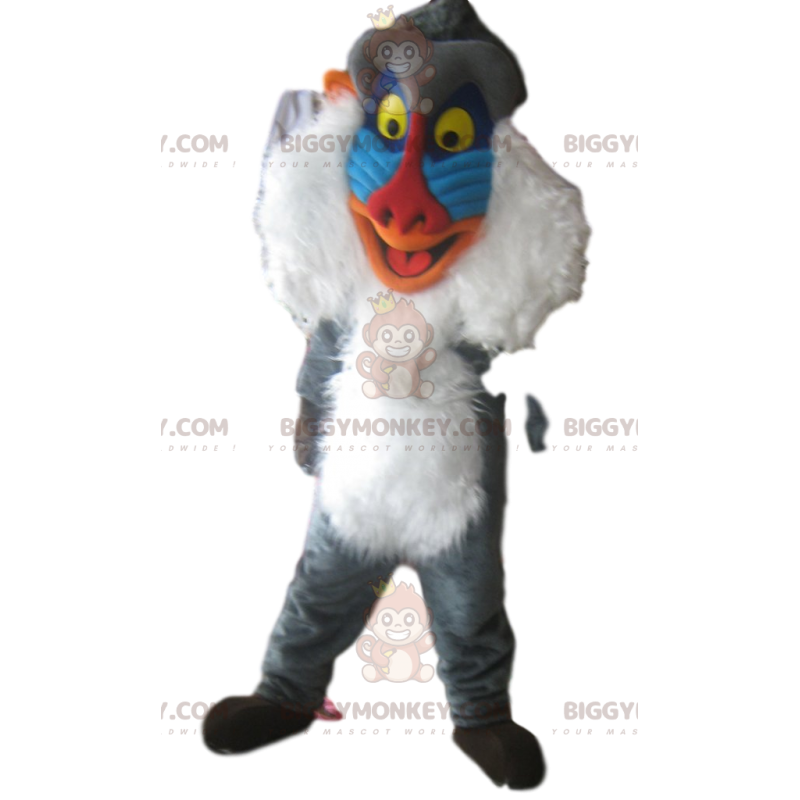 Kostým maskota BIGGYMONKEY™ Rafikiho, staré opice ze Lvího