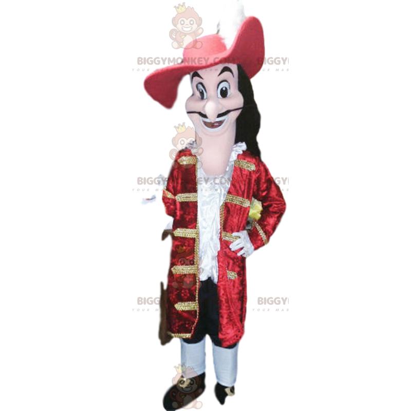 Costume da mascotte di Capitan Uncino BIGGYMONKEY™ con