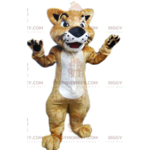 Costume de mascotte BIGGYMONKEY™ de cougar avec son maillot de