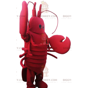 Lobster BIGGYMONKEY™ mascot costume with cute claws. lobster