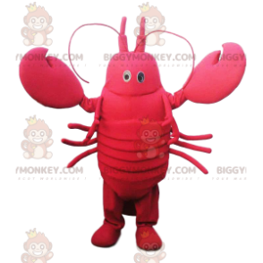 Lobster BIGGYMONKEY™ mascot costume with cute claws. lobster