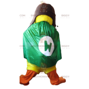 Traje de mascote Big Yellow Chick BIGGYMONKEY™ com roupa de