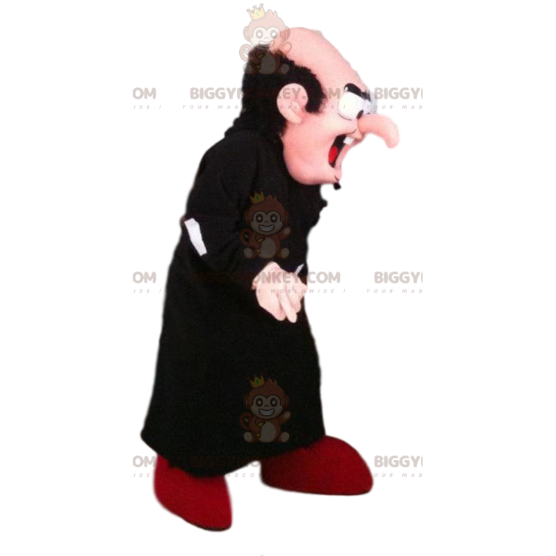 BIGGYMONKEY™ maskotkostume af Gargamel, smølfernes skurk -