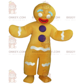 Costume de mascotte BIGGYMONKEY™ de bonhomme de pain d'épice