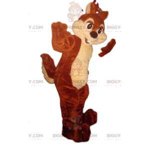 Disfraz de mascota BIGGYMONKEY™ de Tic, la ardilla en Tic & Tac