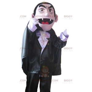 Traje de mascote BIGGYMONKEY™ de vampiro fantasiado. fantasia