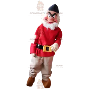 BIGGYMONKEY™ Grumpy Dwarf-mascottekostuum van Sneeuwwitje en de