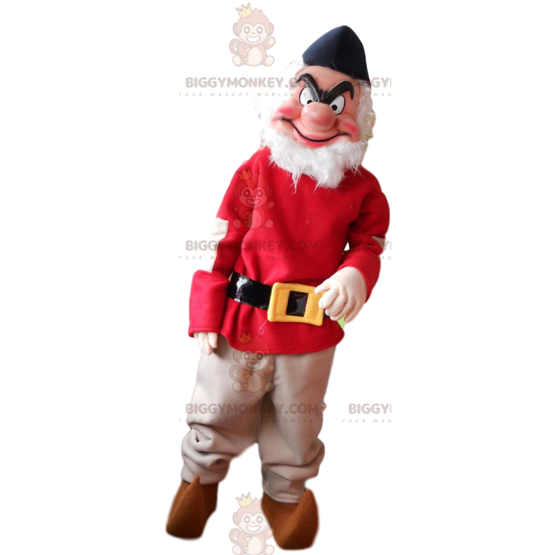 BIGGYMONKEY™ Grumpy Dwarf Maskottchenkostüm aus Schneewittchen