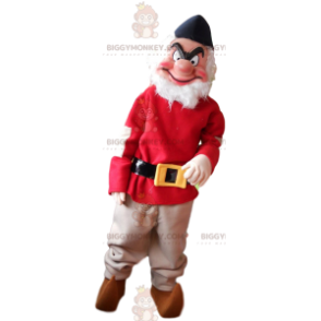 BIGGYMONKEY™ Grumpy Dwarf-mascottekostuum van Sneeuwwitje en de