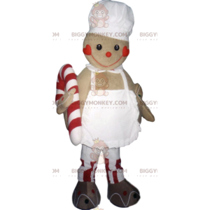 Homem-biscoito BIGGYMONKEY™ com fantasia de mascote de bengala