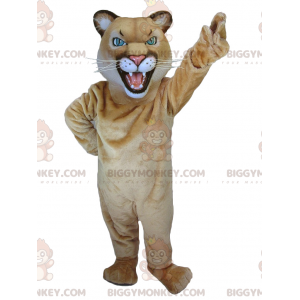 Lioness Tigress Brown Tiger BIGGYMONKEY™ maskottiasu -