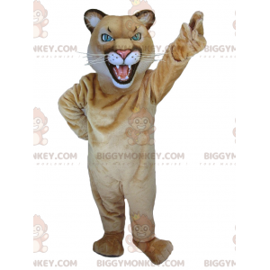 Löwin Tigerin Brauner Tiger BIGGYMONKEY™ Maskottchen Kostüm -