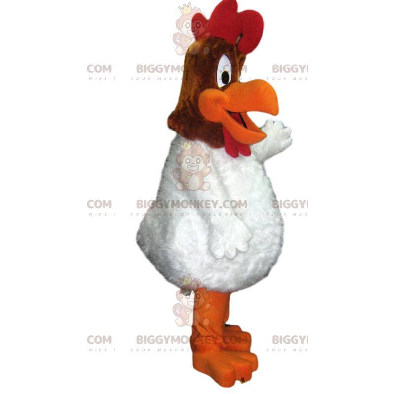 BIGGYMONKEY™ costume mascotte di Charlie Le Coq, personaggio