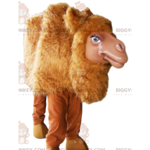 Rode kameel BIGGYMONKEY™ mascottekostuum. kameel kostuum -