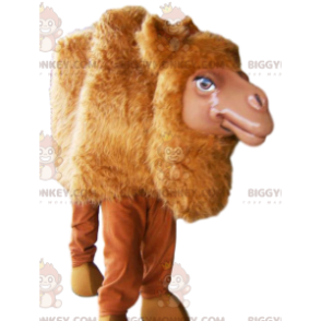 Rode kameel BIGGYMONKEY™ mascottekostuum. kameel kostuum -