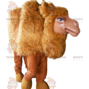 Punaisen kamelin BIGGYMONKEY™ maskottiasu. kamelin puku -
