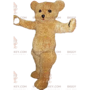 Tan Bear BIGGYMONKEY™ maskotkostume. Beige bjørnekostume -