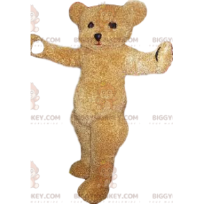 Costume de mascotte BIGGYMONKEY™ d'ours beige. Costume d'ours