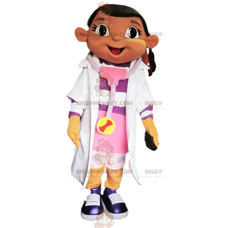 Traje de mascote de enfermeira para menina BIGGYMONKEY™ –