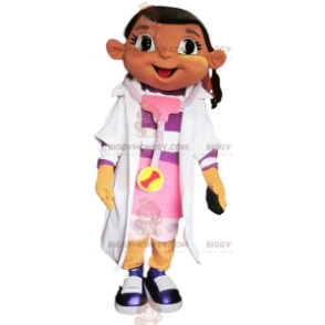 BIGGYMONKEY™-mascottekostuum voor verpleegster-outfit voor