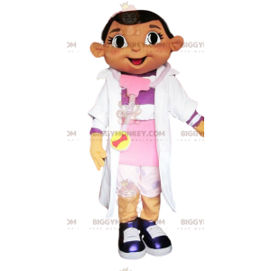 BIGGYMONKEY™-mascottekostuum voor verpleegster-outfit voor