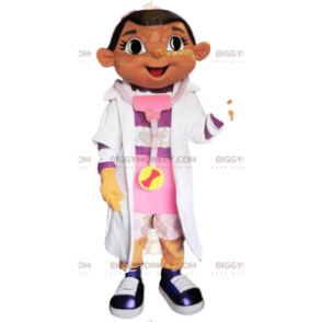 BIGGYMONKEY™ Little Girl Nurse Outfit maskottiasu -