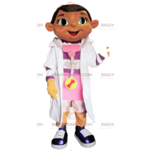 Costume de mascotte BIGGYMONKEY™ de petite fille en tenue