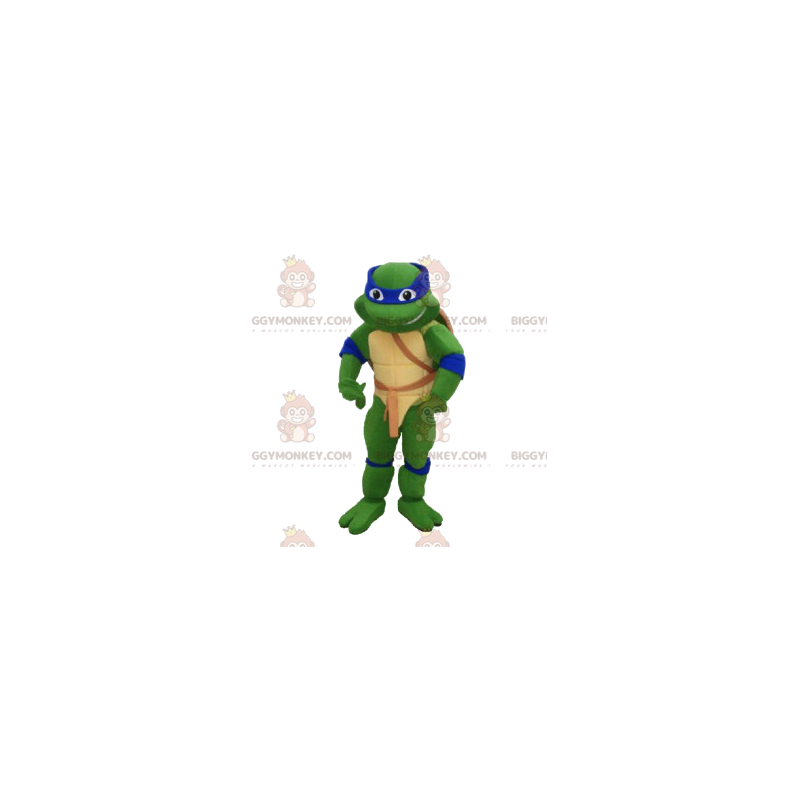 Traje de mascote BIGGYMONKEY™ de Leonardo, a Tartaruga Ninja