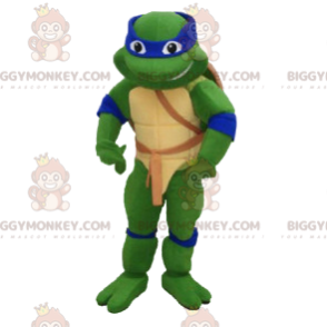 Traje de mascote BIGGYMONKEY™ de Leonardo, a Tartaruga Ninja