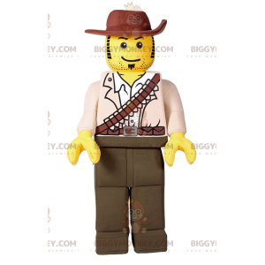 Costume de mascotte BIGGYMONKEY™ de playmobil en tenue de