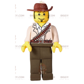 Costume da mascotte Playmobil BIGGYMONKEY™ in costume da cowboy